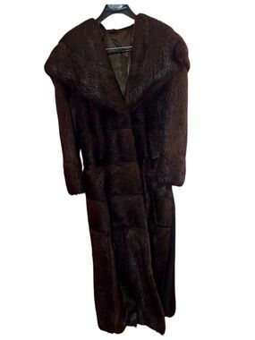 Vintage REAL Nutria Fur Coat